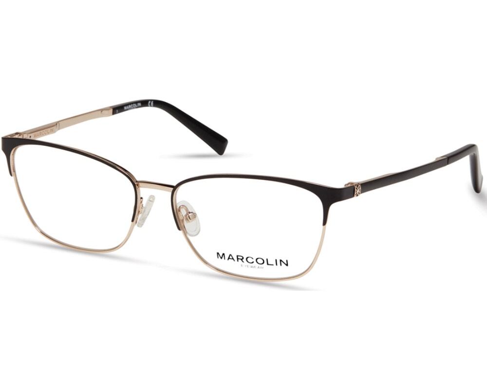 NEW Marcolin 5029 Steel black and gold Frame